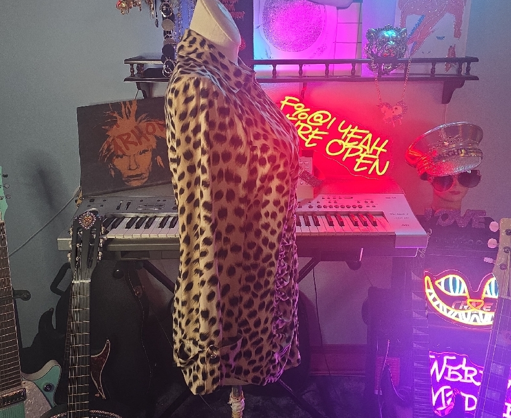 INC International Concepts Animal Print Blouse - Picture 2 of 4